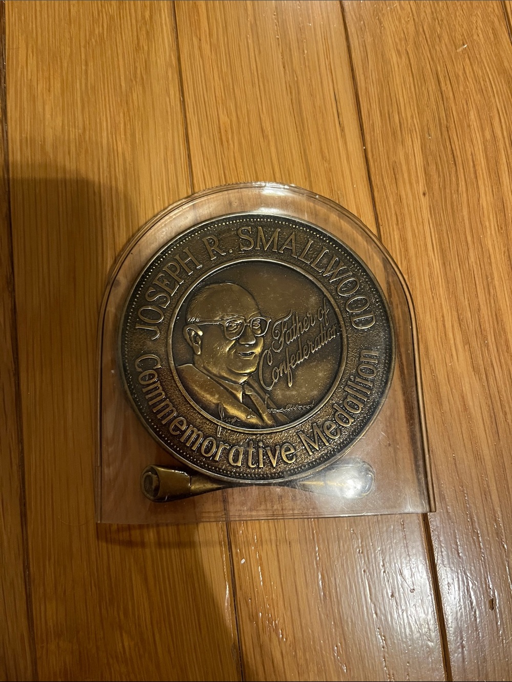 Vintage Joseph R. Smallwood Commemorative Medallion 1989